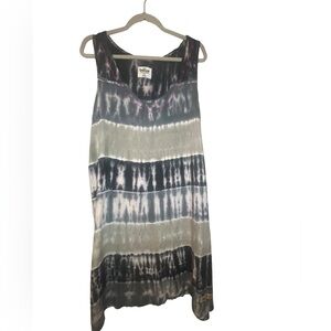 Vibrant Tie-Dye Sleeveless Dress